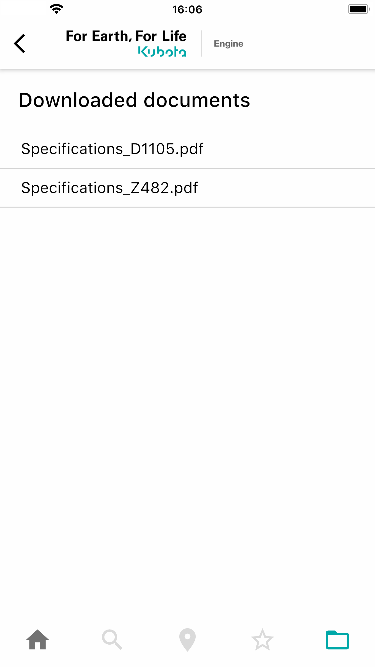 Kubota Engine Catalogue App イメージ画像4